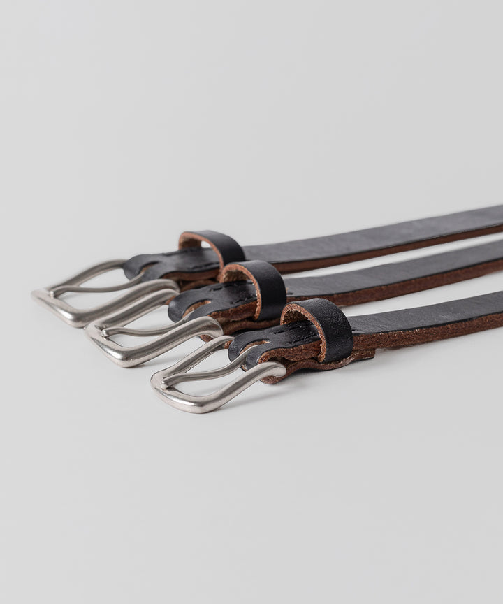 INTÉRIM - インテリムの20mm OAK BARK LEATHER BELTのBLACK公式通販サイトsession福岡セレクトショップ