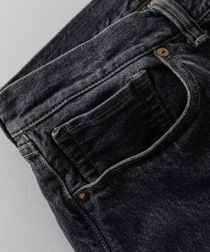 【INTÉRIM】インテリムの大戦モデルジーンズ VINTAGE WWII 1943 HEAVY KIBATA SHUTTLE DENIM JEANS - U.BLACK 公式通販サイトsession福岡セレクトショップ