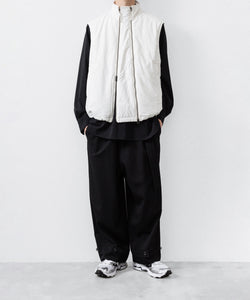 UJOH】W ZIP VEST - IVORY | 公式通販サイト session(セッション)