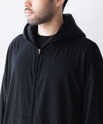 画像をギャラリービューアに読み込む, WWW WRAPINKNOT wool wearのZIP HOODIEのBLACK 公式通販サイトsession福岡セレクトショップ
