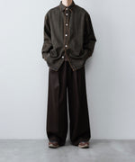 画像をギャラリービューアに読み込む, 【CODA】BLACK BROWN WASH DENIM SHIRT JACKET - BLACK BROWN
