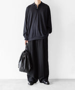 画像をギャラリービューアに読み込む, INTÉRIM インテリムのSILK COTTON JERSEY DEADSTOCK FABRIC HYPER BIG LONG POLO SHIRTのVULCAN 公式通販サイトsession福岡セレクトショップ
