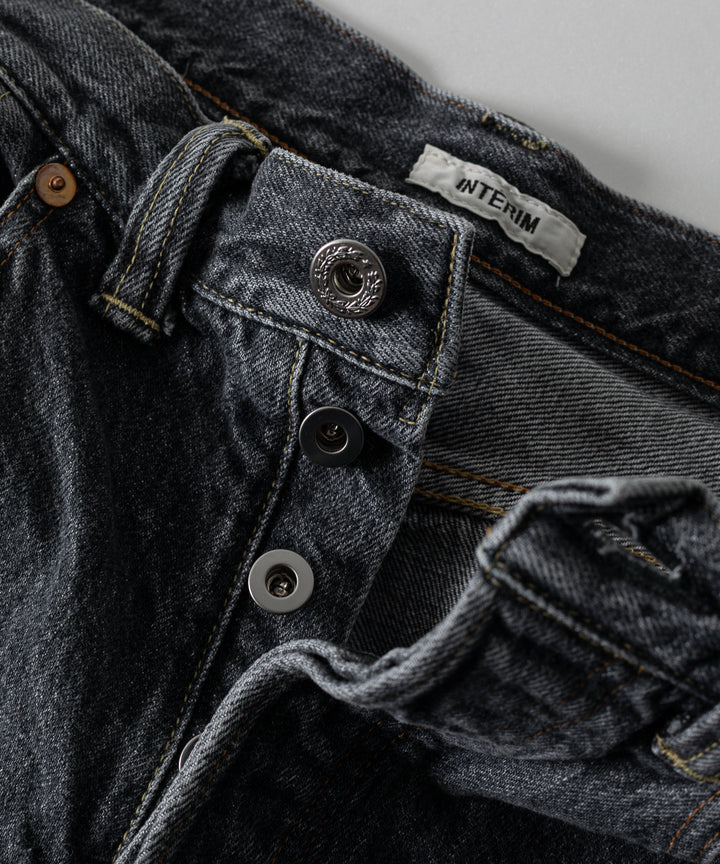 【INTÉRIM】インテリムの大戦モデルジーンズ VINTAGE WWII 1943 HEAVY KIBATA SHUTTLE DENIM JEANS - U.BLACK 公式通販サイトsession福岡セレクトショップ