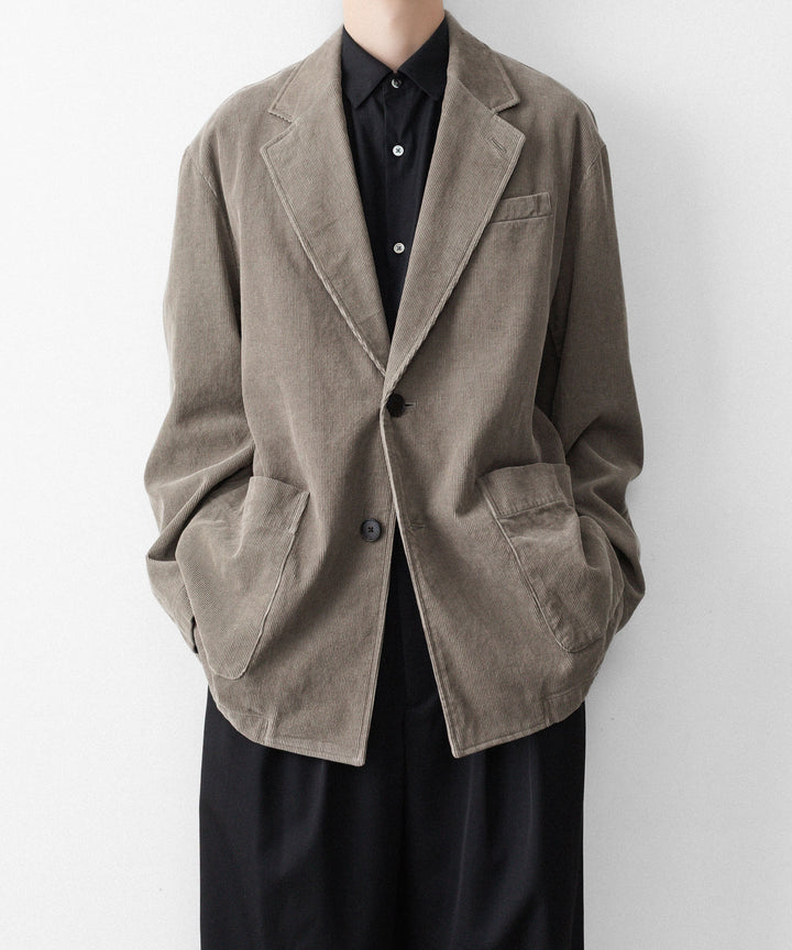 ssstein(シュタイン)のVINTAGE CORDUROY SINGLE BREASTED JACKET - TAUPEの公式通販サイトsession福岡セレクトショップ
