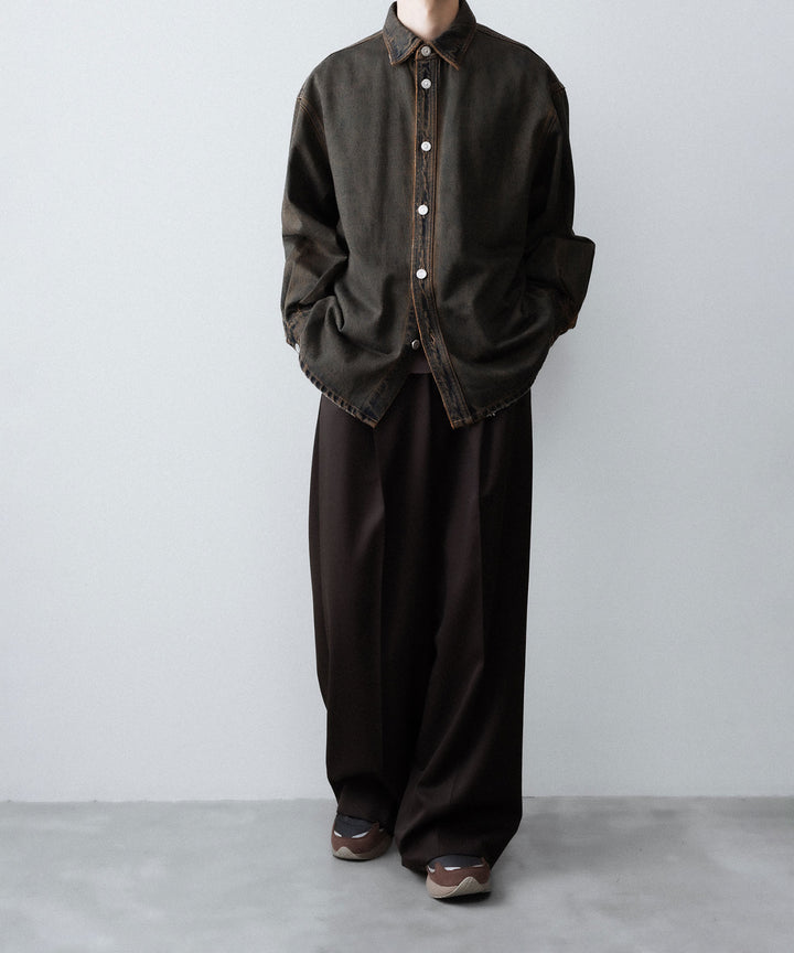 CODA コーダ BLACK BROWN WASH DENIM SHIRT JACKETのBLACK BROWN公式通販サイトsession福岡セレクトショップ