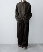 画像をギャラリービューアに読み込む, 【CODA】BLACK BROWN WASH DENIM SHIRT JACKET - BLACK BROWN
