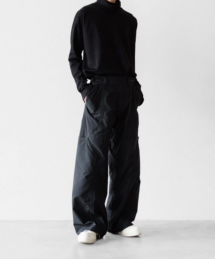 OPPOSE DUALITY オポーズデュアリティの8 POCKET PANEL WIDE SHELL TRSのBLACK 公式通販サイトsession福岡セレクトショップ