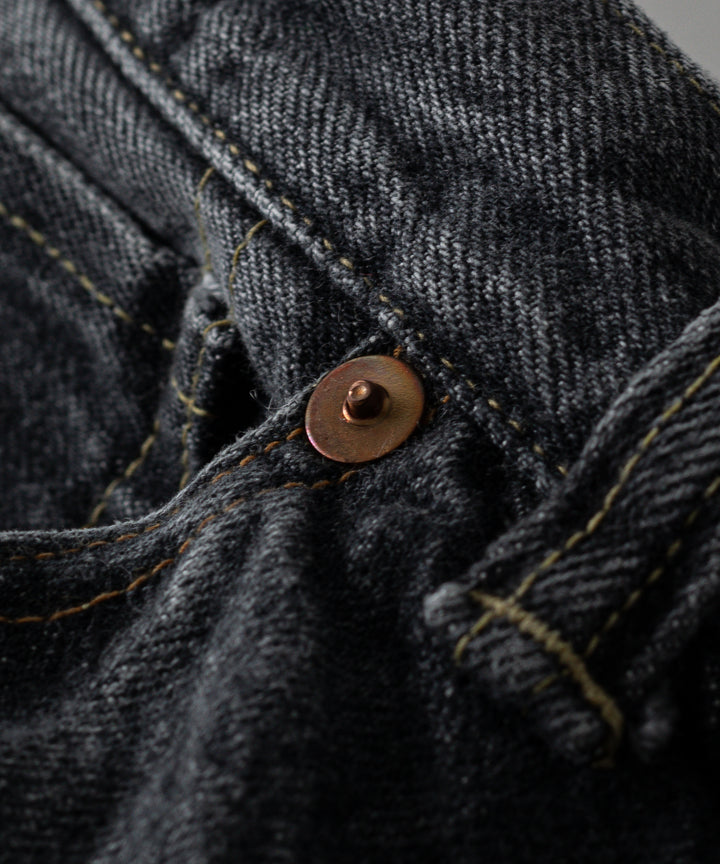【INTÉRIM】インテリムの大戦モデルジーンズ VINTAGE WWII 1943 HEAVY KIBATA SHUTTLE DENIM JEANS - U.BLACK 公式通販サイトsession福岡セレクトショップ