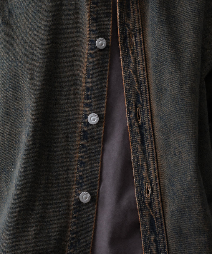 CODA コーダ BLACK BROWN WASH DENIM SHIRT JACKETのBLACK BROWN公式通販サイトsession福岡セレクトショップ