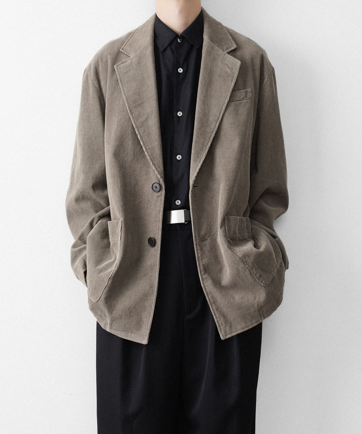 ssstein(シュタイン)のVINTAGE CORDUROY SINGLE BREASTED JACKET - TAUPEの公式通販サイトsession福岡セレクトショップ
