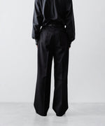 画像をギャラリービューアに読み込む, ssstein(シュタイン)のFLARE TROUSERS - BLACKの公式通販サイトsession福岡セレクトショップ
