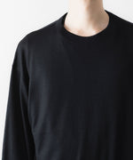 画像をギャラリービューアに読み込む, WWW - WRAPINKNOT wool wearのL/S OVERSIZED T-SHIRTのBLACK 公式通販サイトsession福岡セレクトショップ

