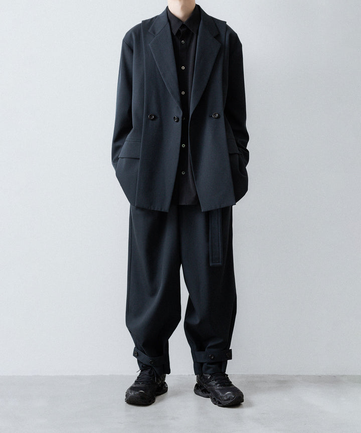 UJOH - ウジョーのTAB BELT PNTのGRAYISH NAVY公式通販サイトsession福岡セレクトショップ