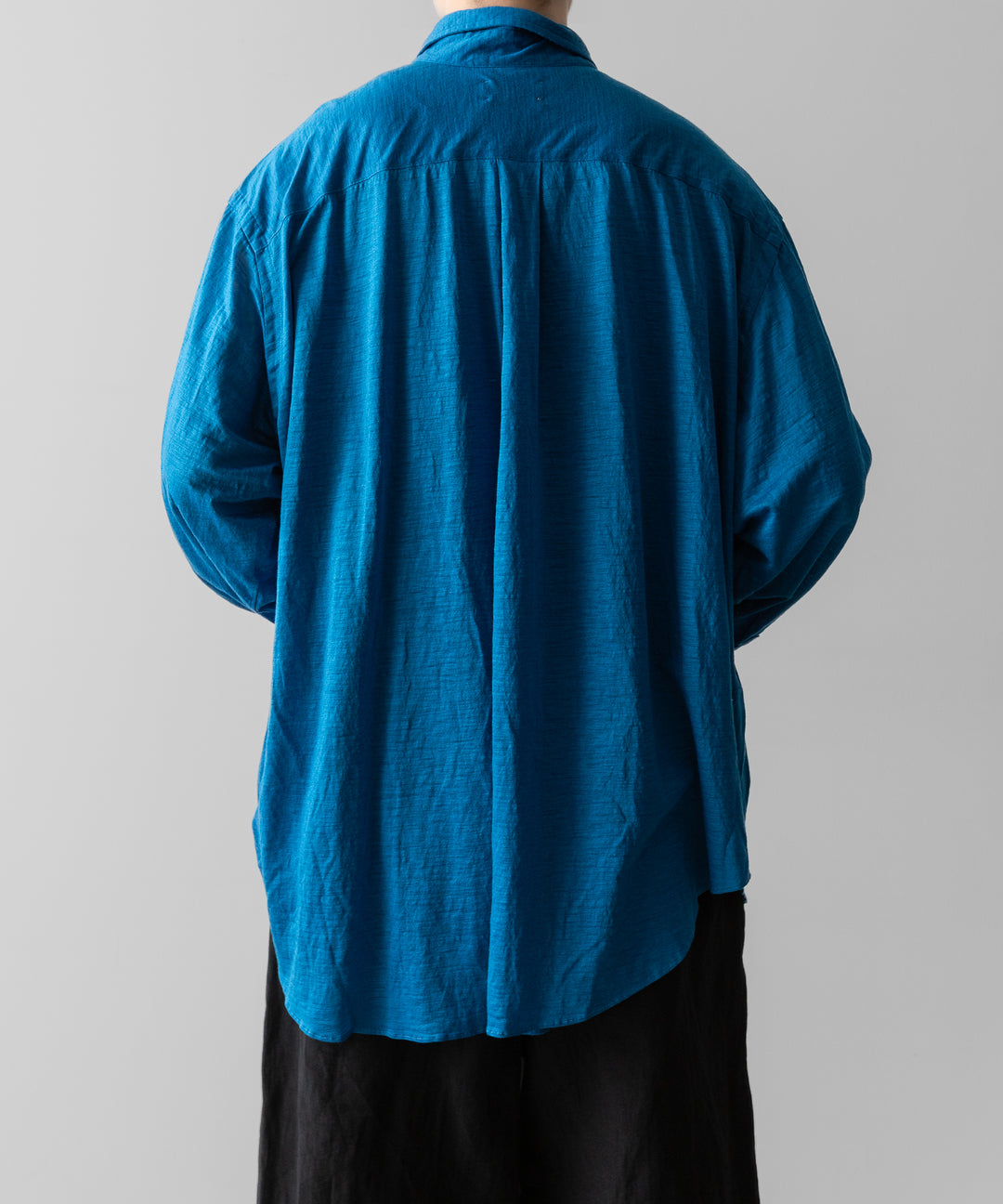 KANEMASA PHIL.-カネマサフィル28G ATMOSPHERE RAMIE L/S SHIRTの BLUE 公式通販サイトsession福岡セレクトショップ