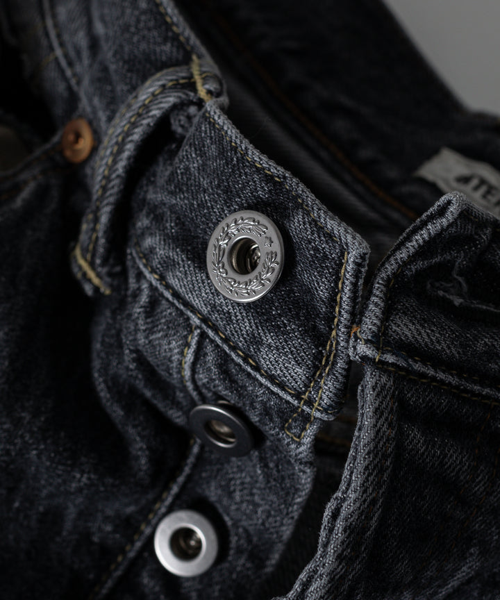 【INTÉRIM】インテリムの大戦モデルジーンズ VINTAGE WWII 1943 HEAVY KIBATA SHUTTLE DENIM JEANS - U.BLACK 公式通販サイトsession福岡セレクトショップ