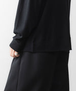 画像をギャラリービューアに読み込む, WWW - WRAPINKNOT wool wearのL/S OVERSIZED T-SHIRTのBLACK 公式通販サイトsession福岡セレクトショップ
