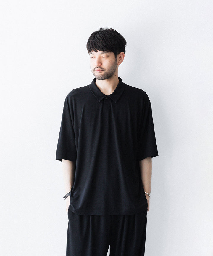 WWW ラッピンノットウールウェア S/S POLO-SHIRTのBLACK 公式通販サイトsession福岡セレクトショップ