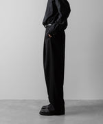 画像をギャラリービューアに読み込む, ssstein(シュタイン)のTWIST SEAM WIDE EASY TROUSERS - BLACKの公式通販サイトsession福岡セレクトショップ
