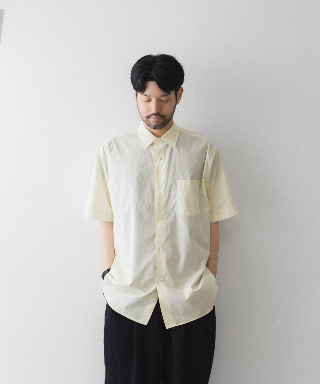 ssstein(シュタイン)のSUVIN COTTON OVERSIZED SS SHIRT - YELLOWの公式通販サイトsession福岡セレクトショップ