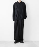 画像をギャラリービューアに読み込む, WWW - WRAPINKNOT wool wearのL/S OVERSIZED T-SHIRTのBLACK 公式通販サイトsession福岡セレクトショップ
