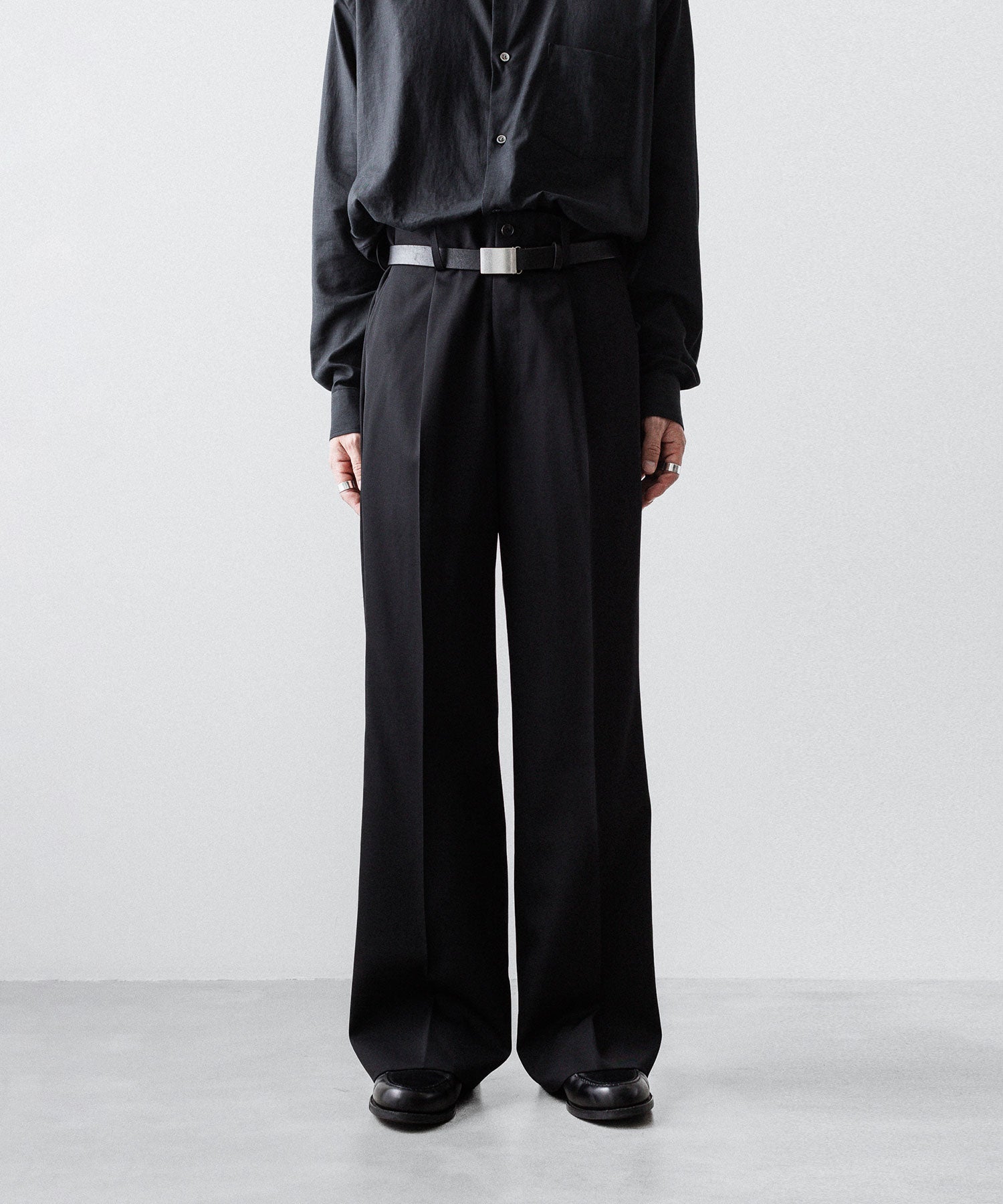 ssstein / シュタイン】FLARE TROUSERS - BLACK | 公式通販サイト