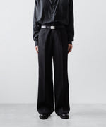 画像をギャラリービューアに読み込む, ssstein(シュタイン)のFLARE TROUSERS - BLACKの公式通販サイトsession福岡セレクトショップ
