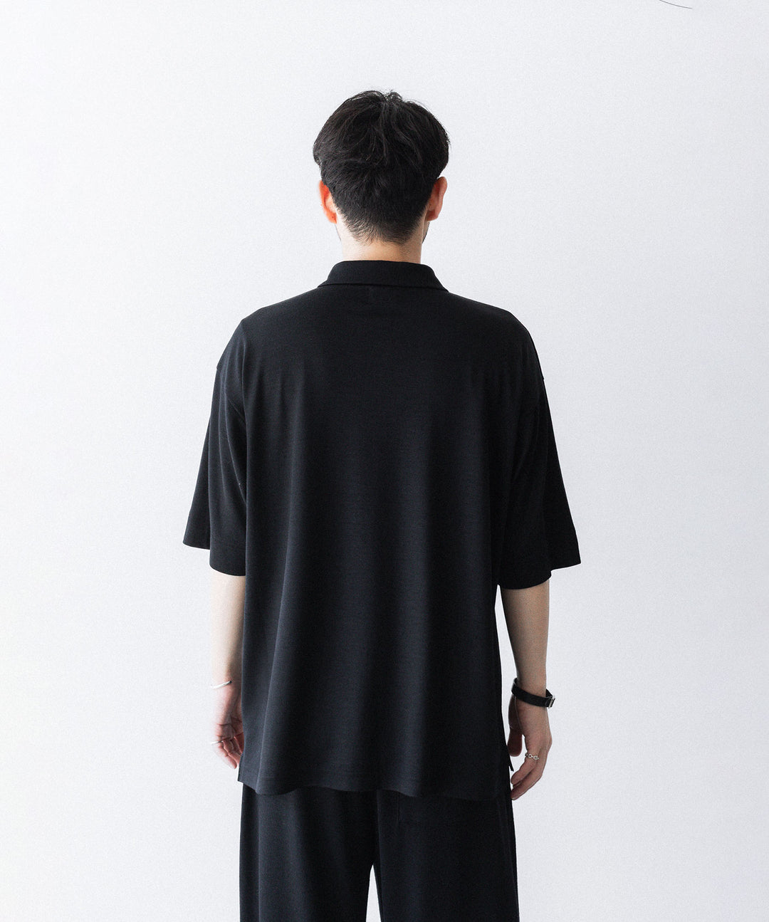 WWW ラッピンノットウールウェア S/S POLO-SHIRTのBLACK 公式通販サイトsession福岡セレクトショップ