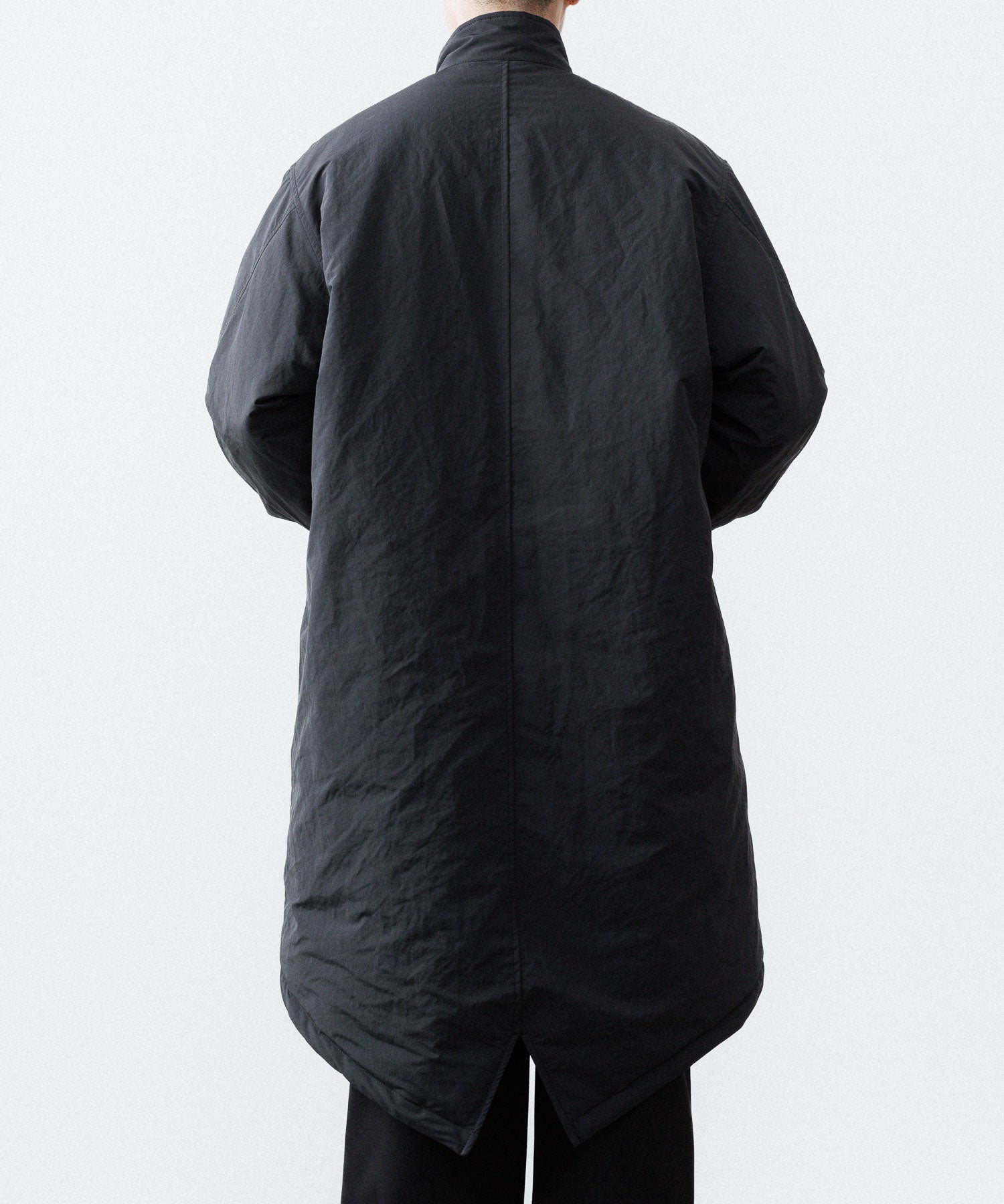 UJOH ウジョーのW ZIP FISH TAIL FIELD COATのBLACK公式通販サイトsession福岡セレクトショップ