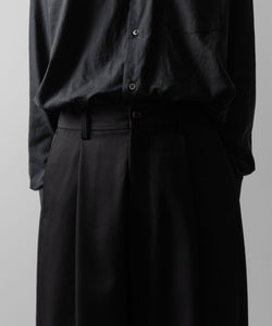 ssstein(シュタイン)のTWIST SEAM WIDE EASY TROUSERS - BLACKの公式通販サイトsession福岡セレクトショップ