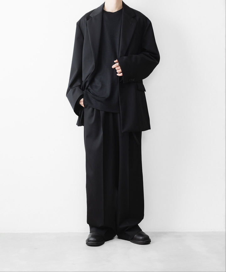 WWW - WRAPINKNOT wool wearのL/S OVERSIZED T-SHIRTのBLACK 公式通販サイトsession福岡セレクトショップ