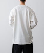 画像をギャラリービューアに読み込む, ssstein(シュタイン)のOVERSIZED LONG SLEEVE POCKET TEE - WHITEの公式通販サイトsession福岡セレクトショップ
