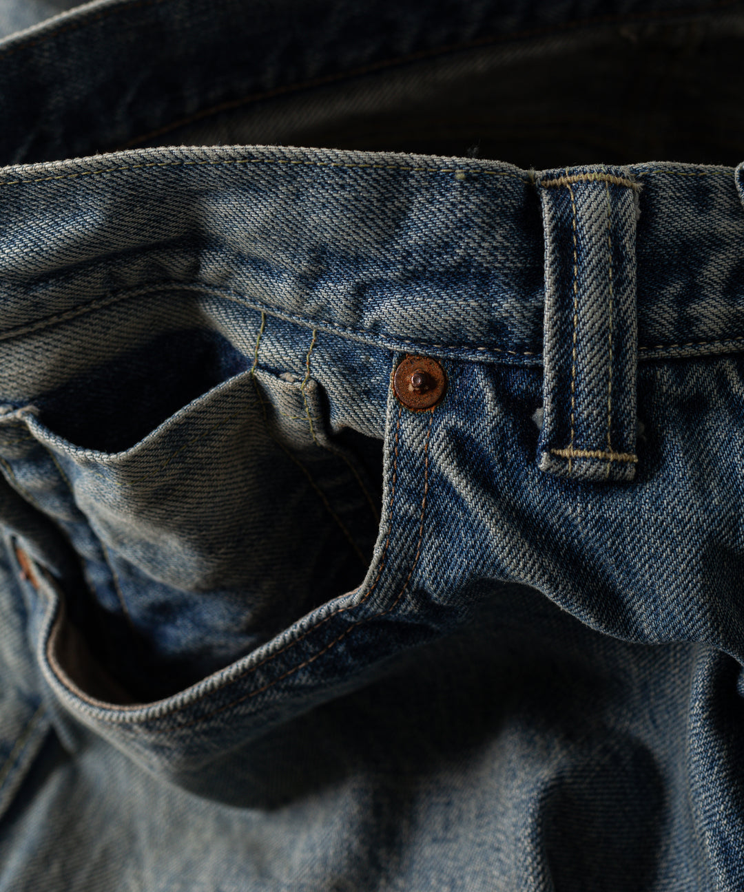 【INTÉRIM】インテリムの大戦モデルジーンズ VINTAGE WWII 1943 HEAVY KIBATA SHUTTLE DENIM JEANS - V.NAVY 公式通販サイトsession福岡セレクトショップ