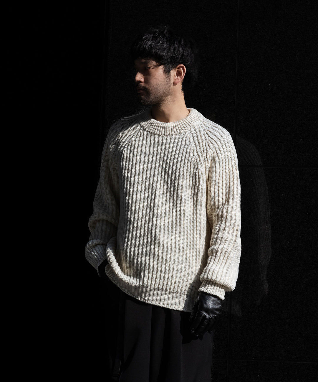 【INTÉRIM】インテリム 23AW 60s 3GG RAGLAN FISHERMAN SWEATER CREW - OFF sessionセッション福岡セレクトショップ 公式通販サイト