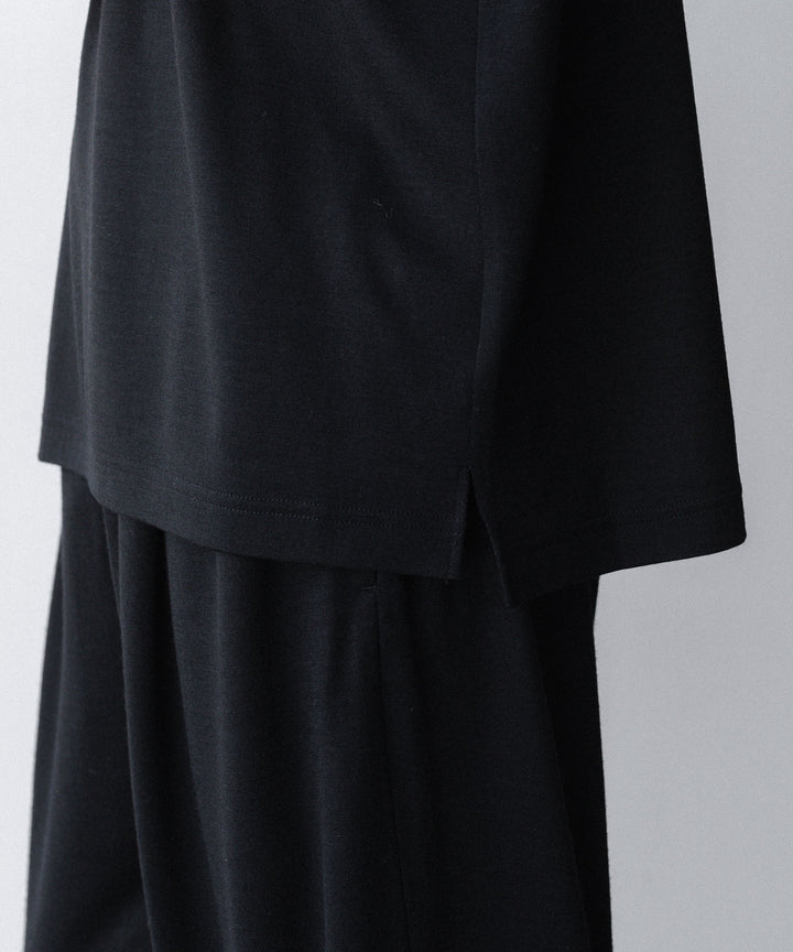 WWW ラッピンノットウールウェア S/S POLO-SHIRTのBLACK 公式通販サイトsession福岡セレクトショップ