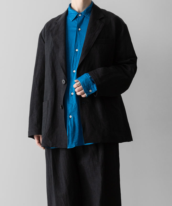KANEMASA PHIL.-カネマサフィル28G ATMOSPHERE RAMIE L/S SHIRTの BLUE 公式通販サイトsession福岡セレクトショップ