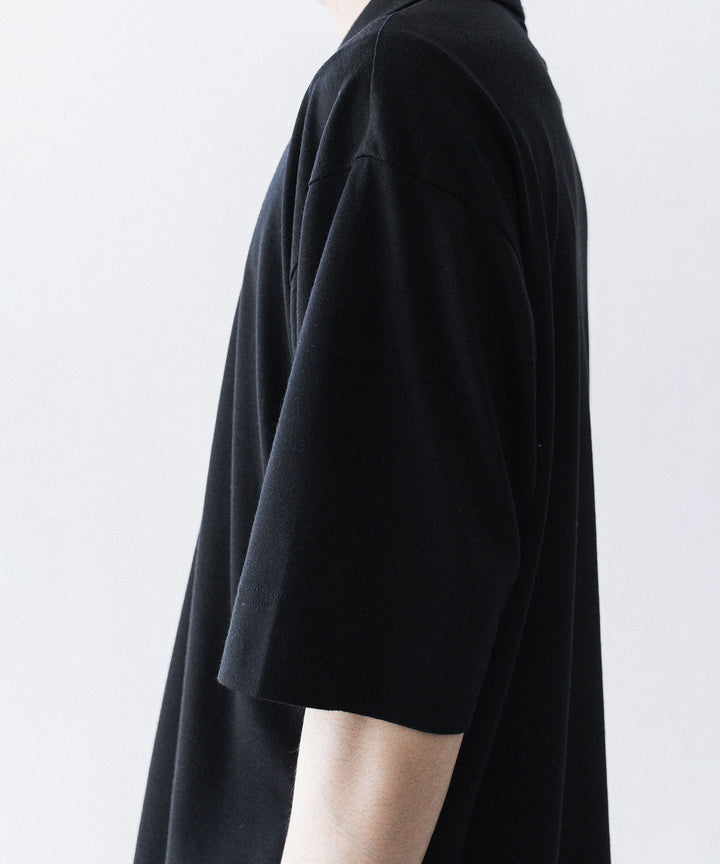 WWW ラッピンノットウールウェア S/S POLO-SHIRTのBLACK 公式通販サイトsession福岡セレクトショップ