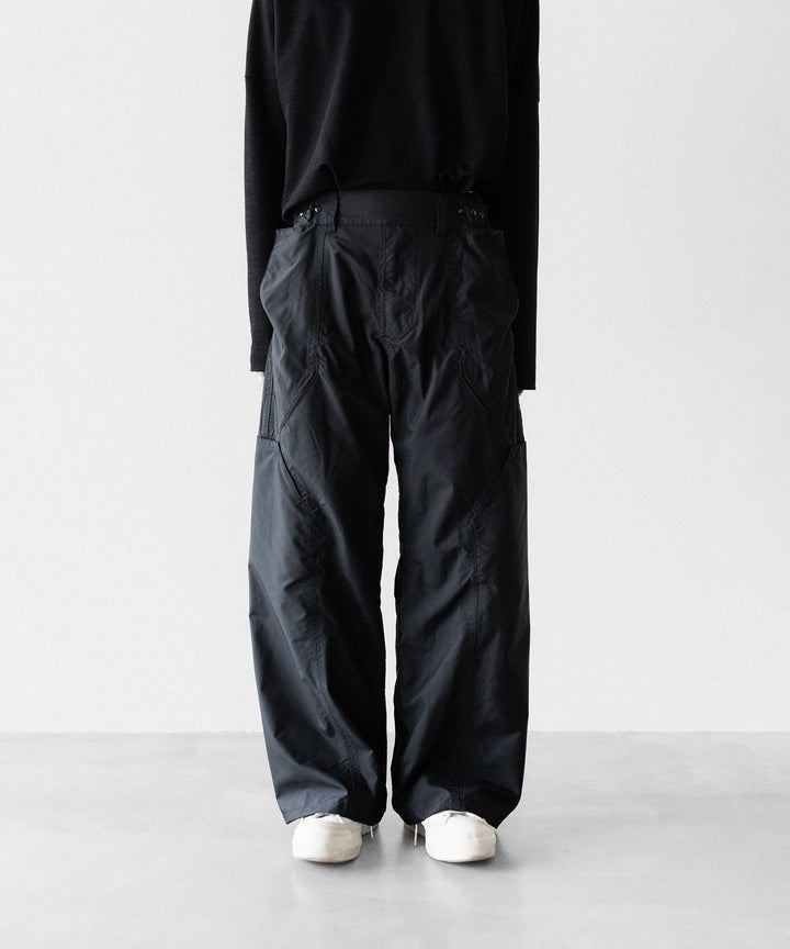 OPPOSE DUALITY オポーズデュアリティの8 POCKET PANEL WIDE SHELL TRSのBLACK 公式通販サイトsession福岡セレクトショップ