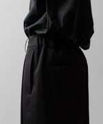 画像をギャラリービューアに読み込む, ssstein(シュタイン)のTWIST SEAM WIDE EASY TROUSERS - BLACKの公式通販サイトsession福岡セレクトショップ
