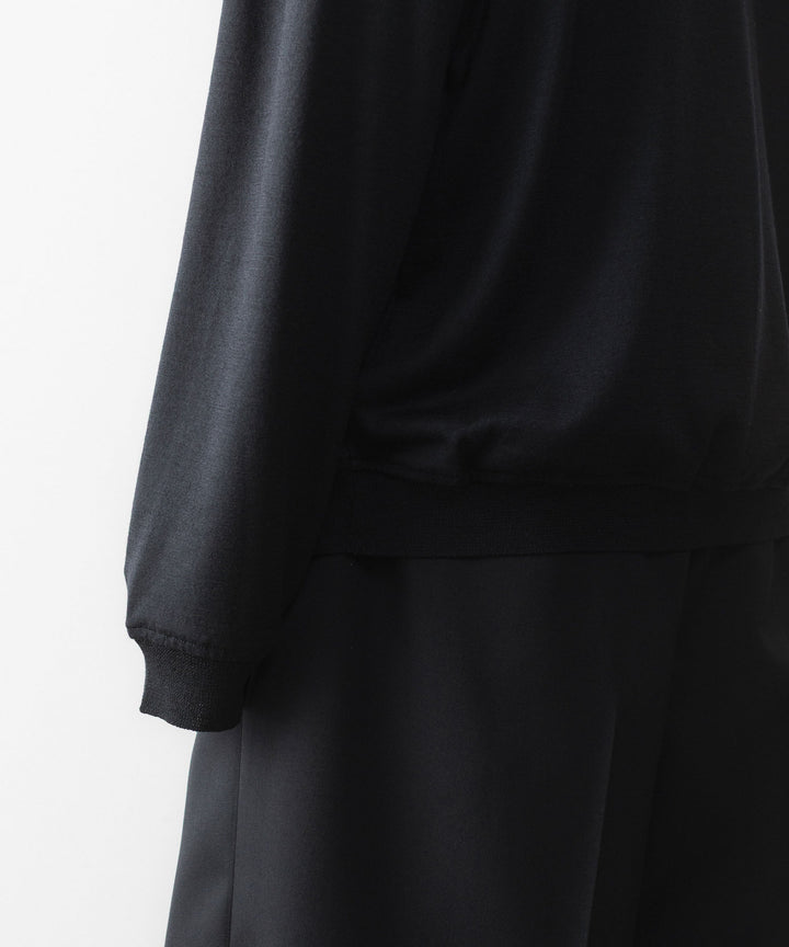 WWW - WRAPINKNOT wool wearのV-NECK CARDIGANのBLACK 公式通販サイトsession福岡セレクトショップ