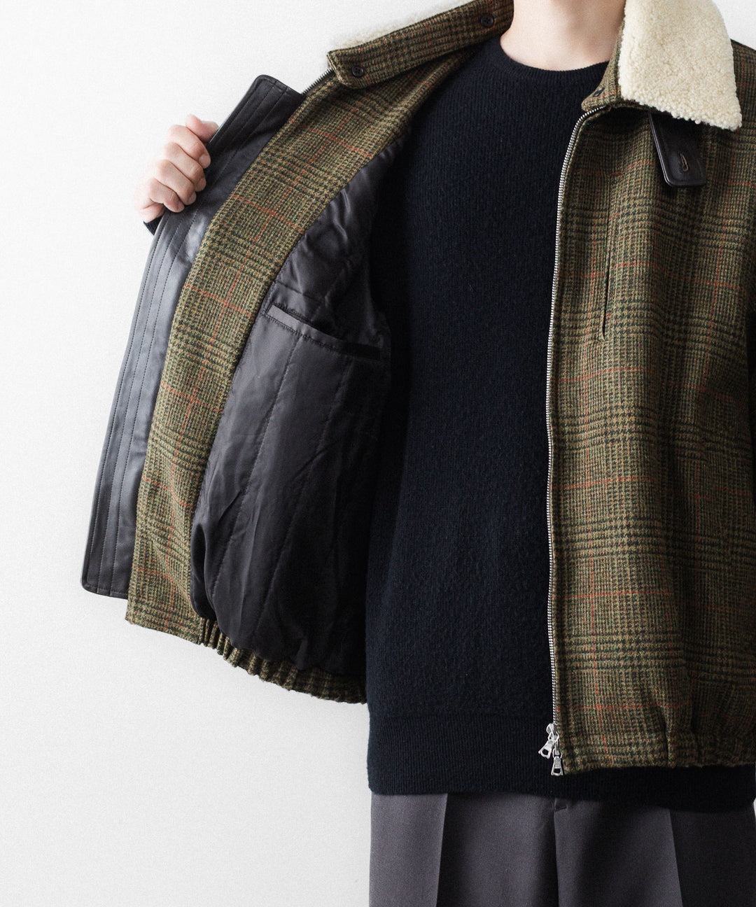 ssstein(シュタイン)のDETACHABLE COLLAR BRITISH TWEED JACKET - TWEED CHECKの公式通販サイトsession福岡セレクトショップ