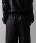 画像をギャラリービューアに読み込む, ssstein(シュタイン)のTWIST SEAM WIDE EASY TROUSERS - BLACKの公式通販サイトsession福岡セレクトショップ
