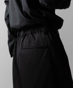 画像をギャラリービューアに読み込む, ssstein(シュタイン)のTWIST SEAM WIDE EASY TROUSERS - BLACKの公式通販サイトsession福岡セレクトショップ
