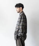 画像をギャラリービューアに読み込む, stein(シュタイン)の23AWコレクションOVERSIZED DOWN PAT SHIRTのKHAKI OMBRE
