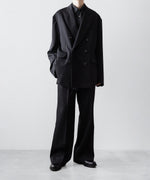 画像をギャラリービューアに読み込む, ssstein(シュタイン)のFLARE TROUSERS - BLACKの公式通販サイトsession福岡セレクトショップ
