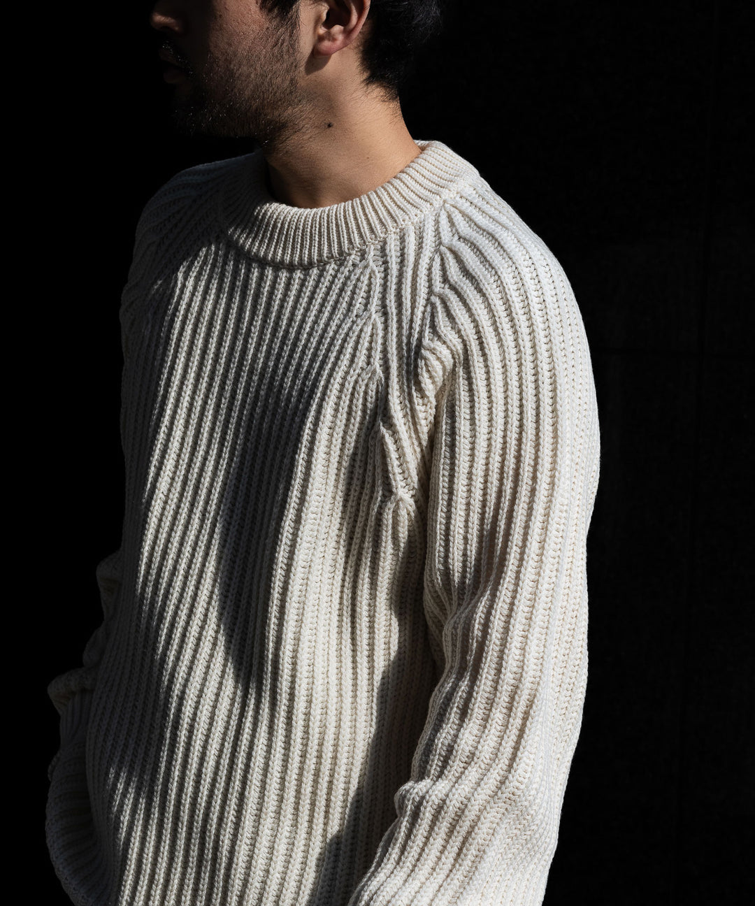 【INTÉRIM】インテリム 23AW 60s 3GG RAGLAN FISHERMAN SWEATER CREW - OFF sessionセッション福岡セレクトショップ 公式通販サイト