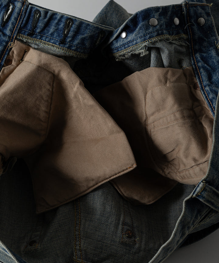【INTÉRIM】インテリムの大戦モデルジーンズ VINTAGE WWII 1943 HEAVY KIBATA SHUTTLE DENIM JEANS - V.NAVY 公式通販サイトsession福岡セレクトショップ