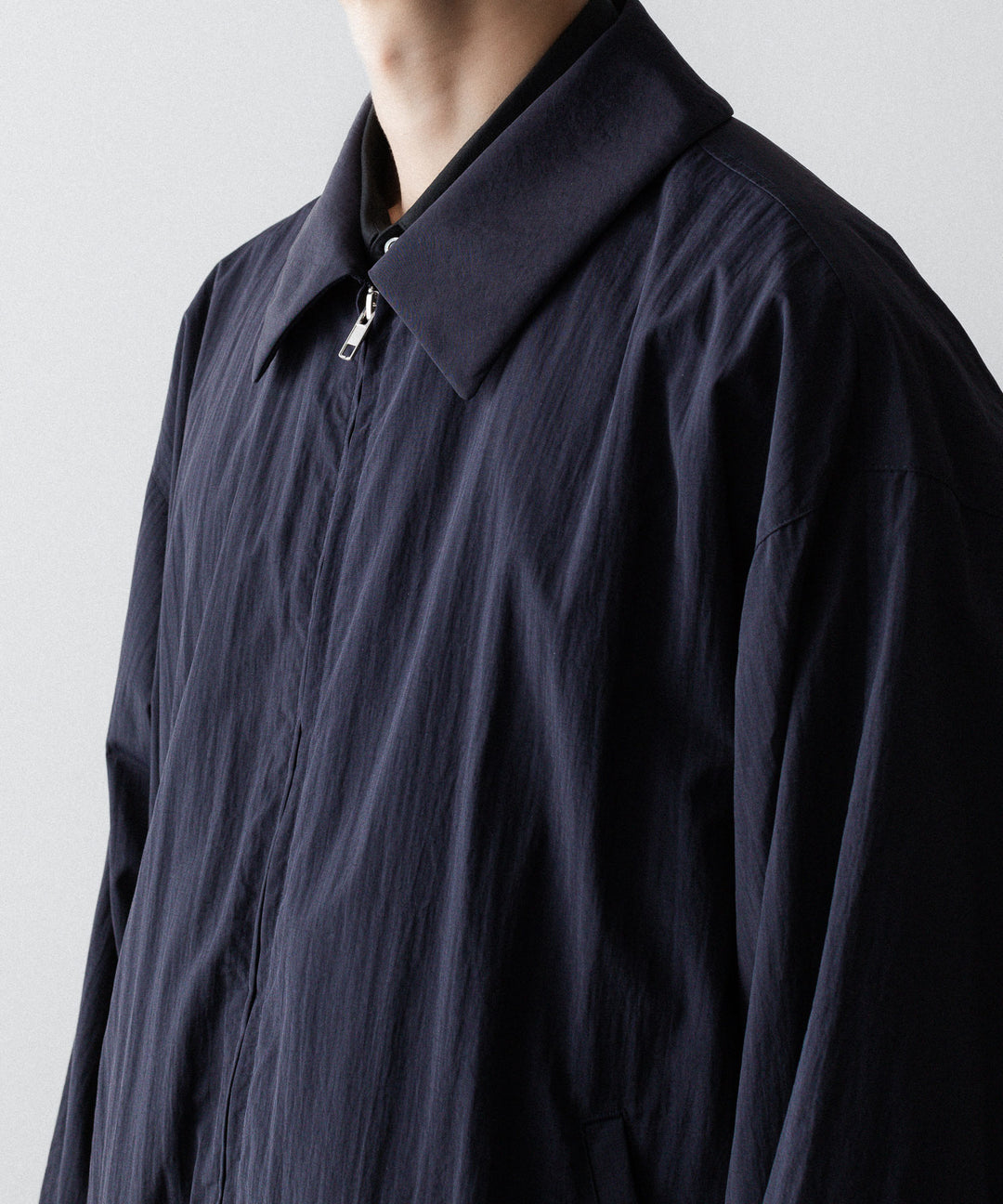 ssstein(シュタイン)のRECYCLED NYLON OVERSIZED ZIP JACKET -  DARK NAVYの公式通販サイトsession福岡セレクトショップ