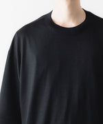 画像をギャラリービューアに読み込む, WWW - WRAPINKNOT wool wearのS/S BLOUSING TOPSのBLACK 公式通販サイトsession福岡セレクトショップ

