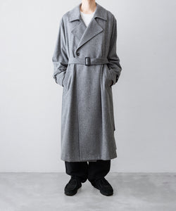 ssstein / シュタイン】OVERSIZED DOUBLE BREASTED COAT - GREY | 公式