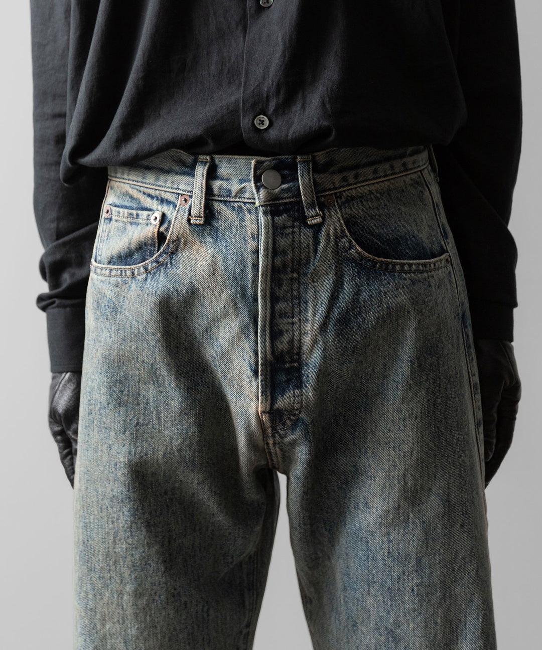 ssstein(シュタイン)のDEFORMED FLARE VINTAGE DENIM JEANS - INDIGOの公式通販サイトsession福岡セレクトショップ
